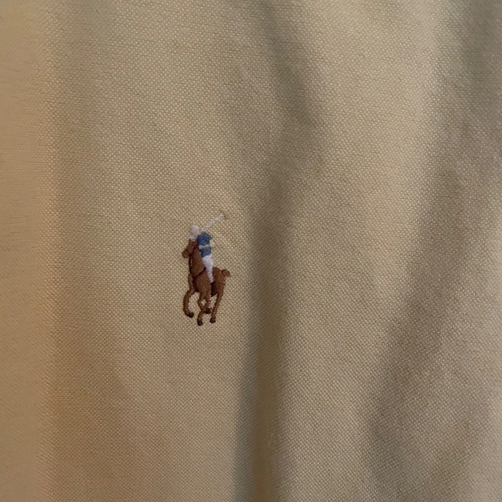 Ralph Lauren, yellow long, sleeved dress shirt - Picture 3 of 4